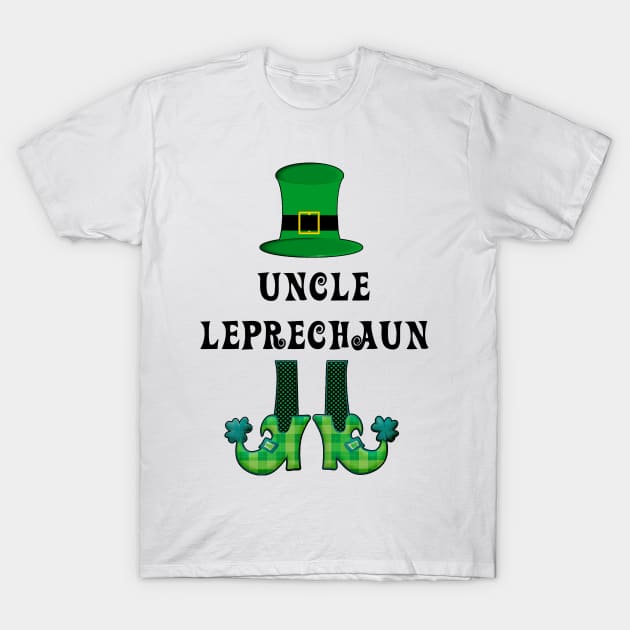 St Patrick's St Paddy's St Patty's Day Uncle Leprechaun T-Shirt by familycuteycom